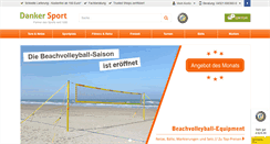 Desktop Screenshot of danker-sport.de